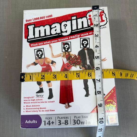 Imaginiff Mattel Board Card Game Age 14+ Adult 2010 Party Game Night Sealed Box - Picture 8 of 8